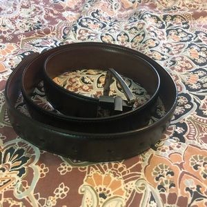 Men’s Penguin Reversible Belt Black/Brown Leather